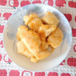 ささみの味噌マヨ炒め☆